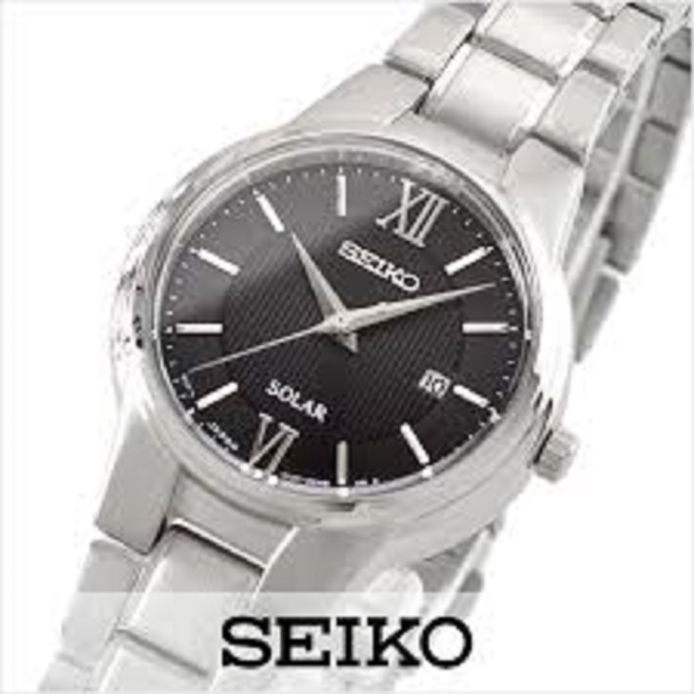 Đồng Hồ Seiko Nữ SUT229P1-Solar  Dây Kim Loại 29mm Kính Cứng