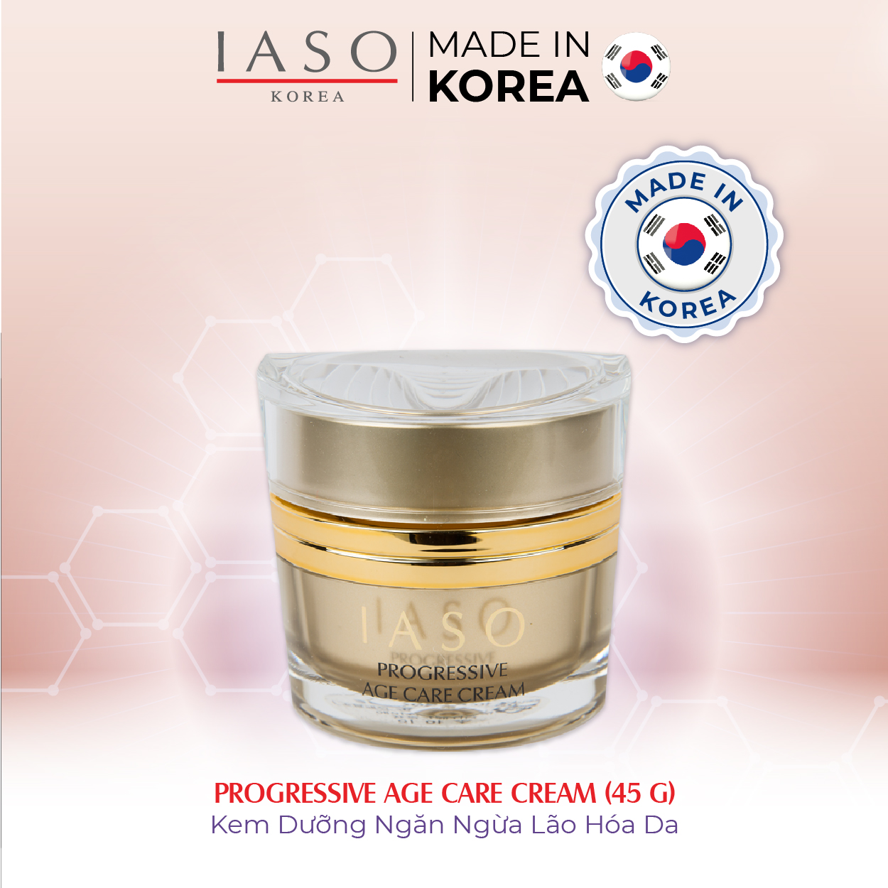 I20 Kem dưỡng da ngăn ngừa lão hóa IASO Progressive Age Care Cream 45g