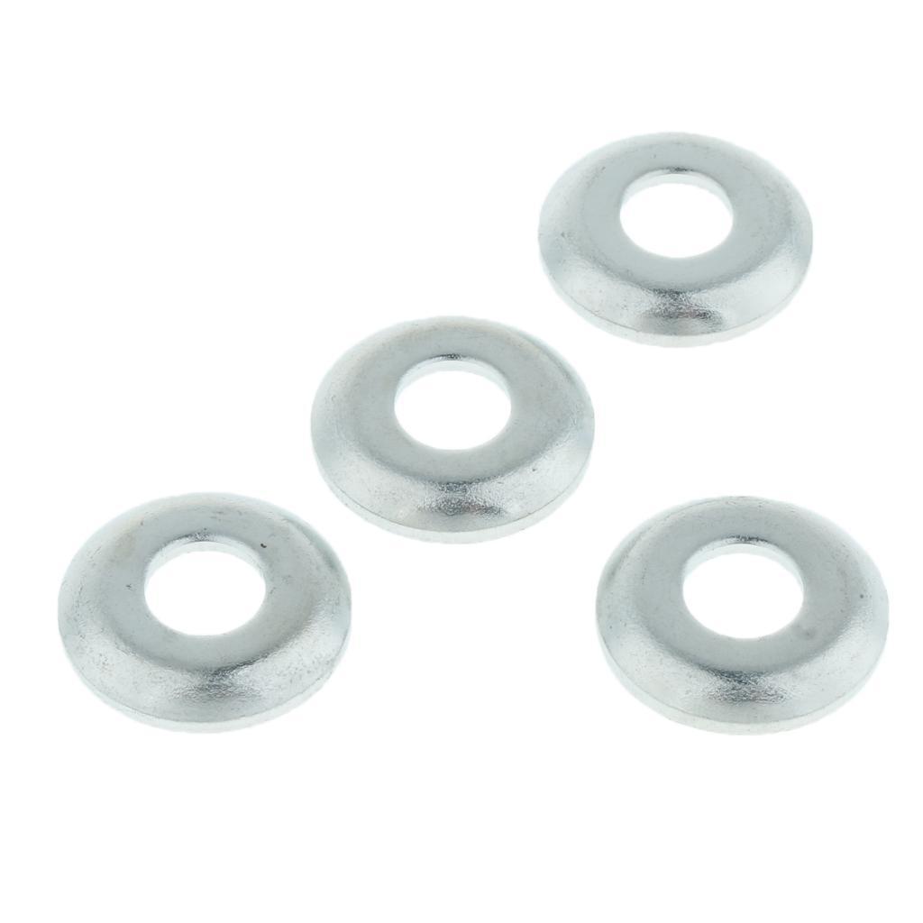 2-4pack Skateboard Truck Rebuild Kit Bushings Washers Pivot Cups Cone Silver