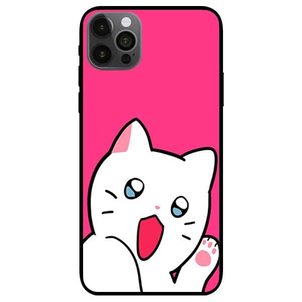 Ốp lưng dành cho iPhone 11 / 11 Pro / 11 Pro Max - Mèo Trắng Dễ Thương