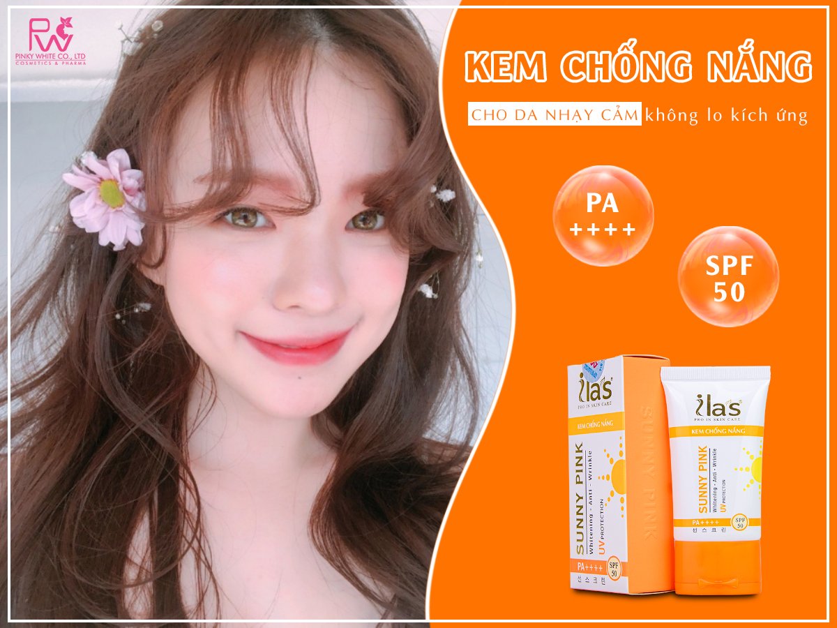 KEM CHỐNG NẮNG - SUNNY PINK ILA'S - UV PROTECTION