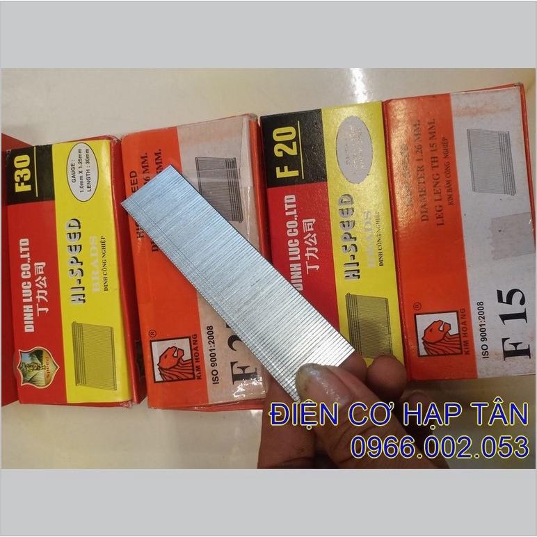 Đinh bắn gỗ F10, F15, F20, F25, F30 , f40 , F50 - 4000 - 5000 đinh trên hộp, cho máy bắn đinh