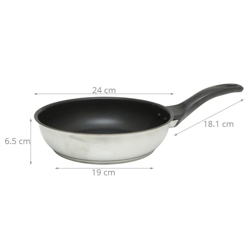 Chảo chống dính inox FIVESTAR € 24-3 đáy cho bếp từ