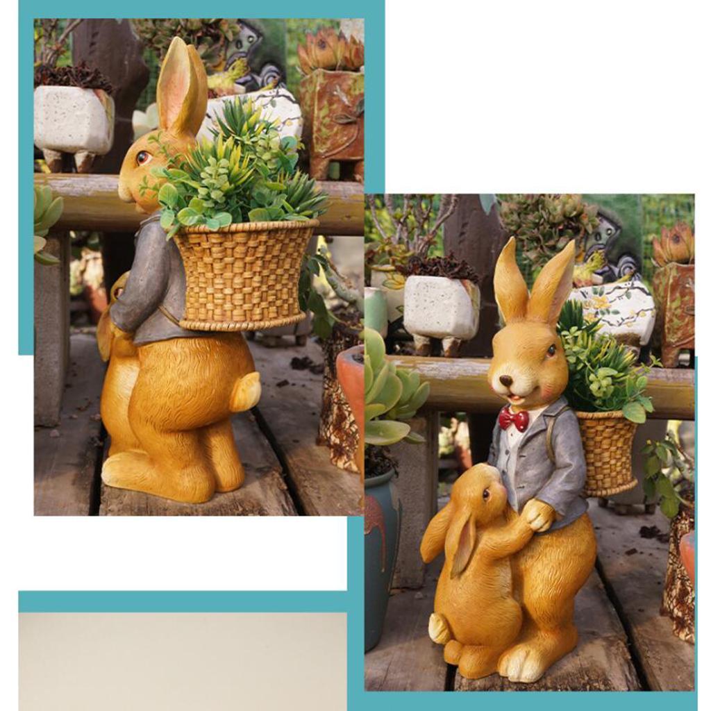 Rabbit Fairy Garden Figurine Miniature Micro Landscape Home Decoration
