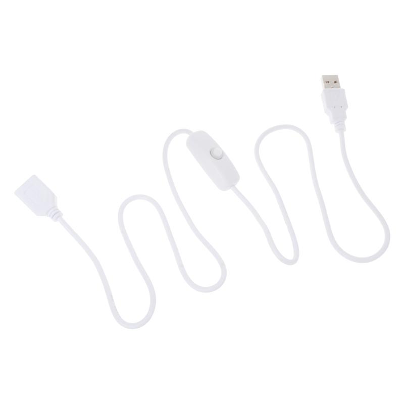 Nút Công Tắc USB Cáp Nối Dài Công Tắc Tắt/Mở USB Cáp Sạc Cho Quạt USB Dải Đèn LED Đèn Bàn