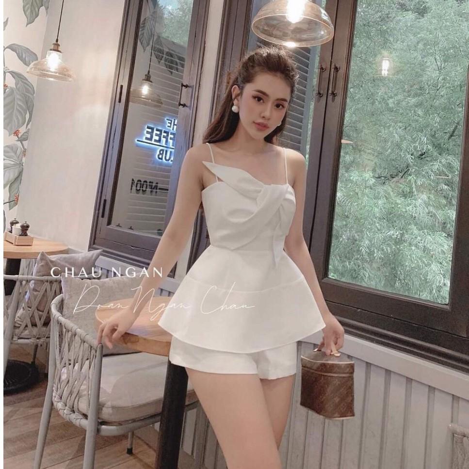 Sét bộ nữ hai dây kết nơ ngực có nhiều màu để lựa chọn HT15 AM