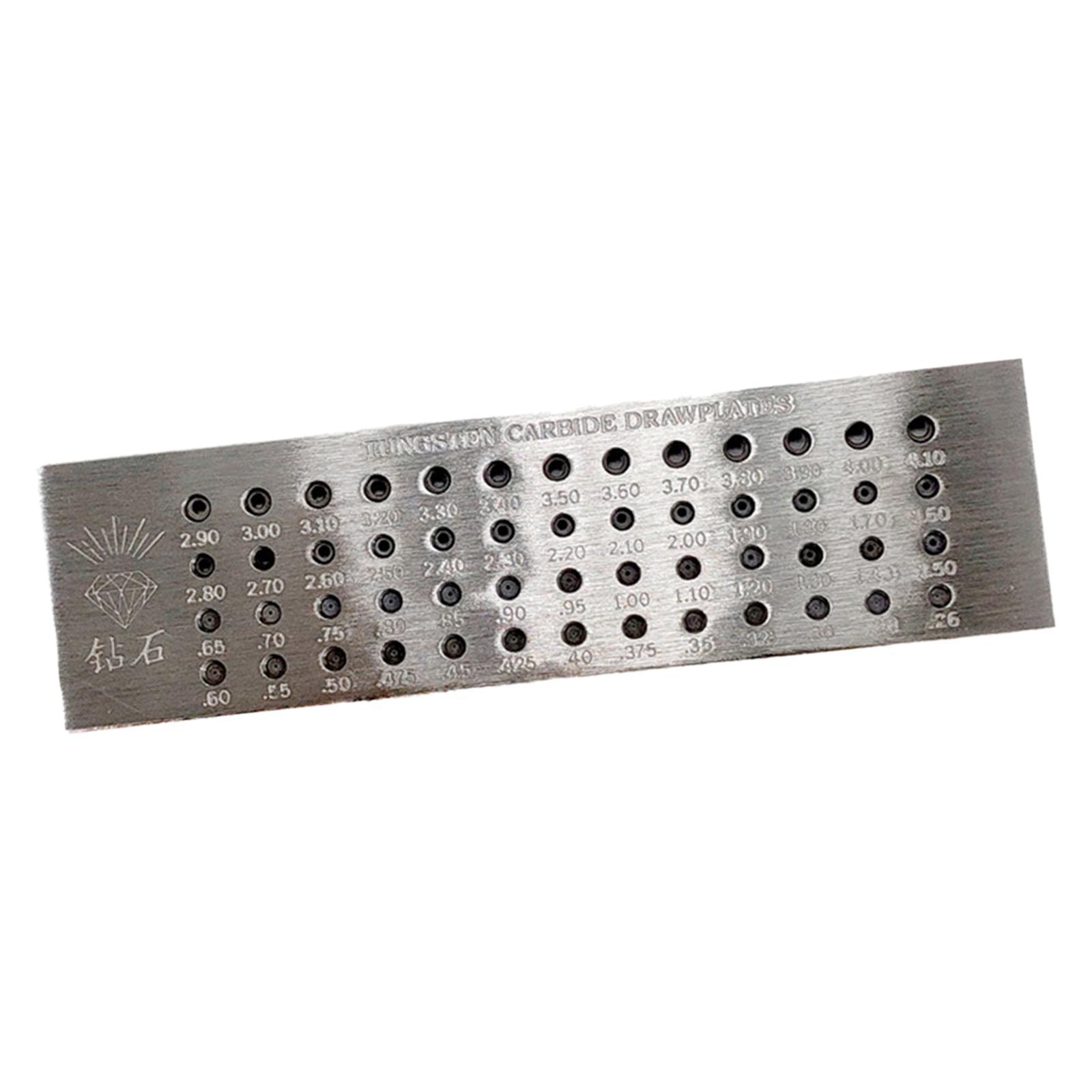 Wire Drawplate Jewelry Making Polishing Tungsten Carbide Wire Draw Plate