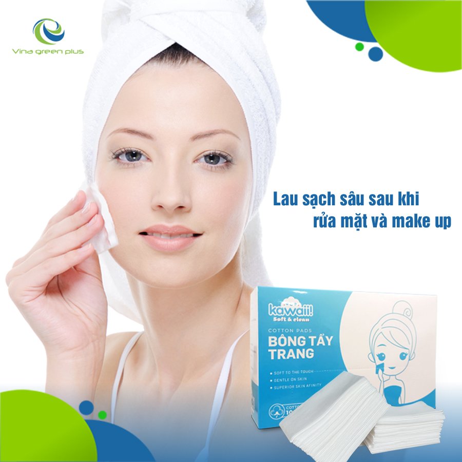 Khăn Tẩy Trang Kawaii - Dạng Hộp 100 Tờ