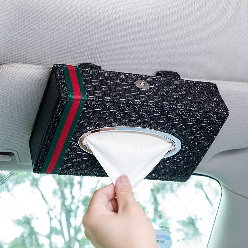 Kẹp Giữ Hộp Khăn Giấy Gắn Xe Hơi Tiện Lợi