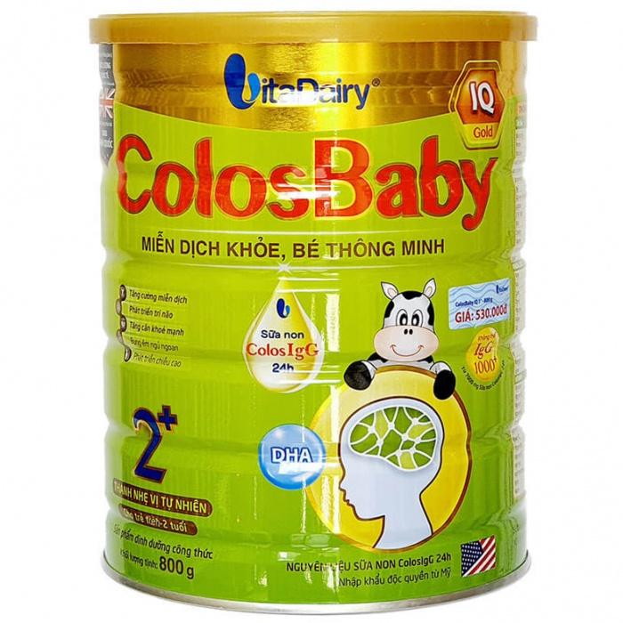 Sữa bột Colosbaby IQ Gold 2+ 800g
