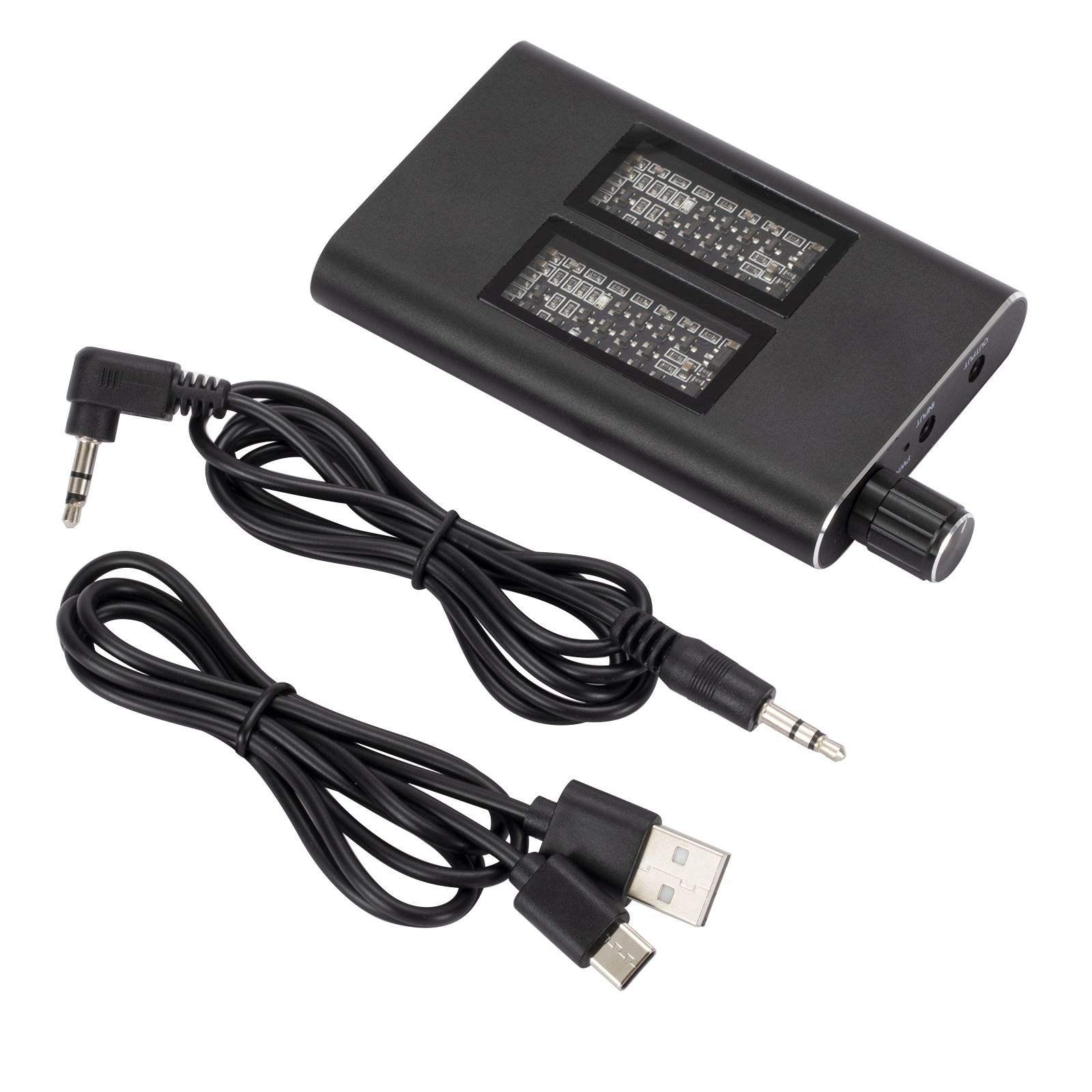 Headphone Amplifier 3.5mm HiFi Earphone Amplifier Black 16-150Ω Impedance