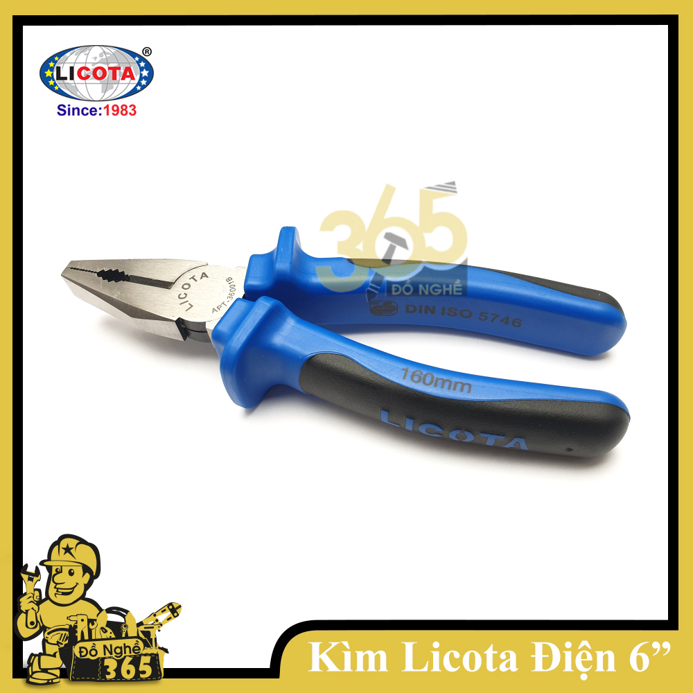 Kìm điện 6&quot; (160mm) cao cấp LICOTA - APT-36001BSL