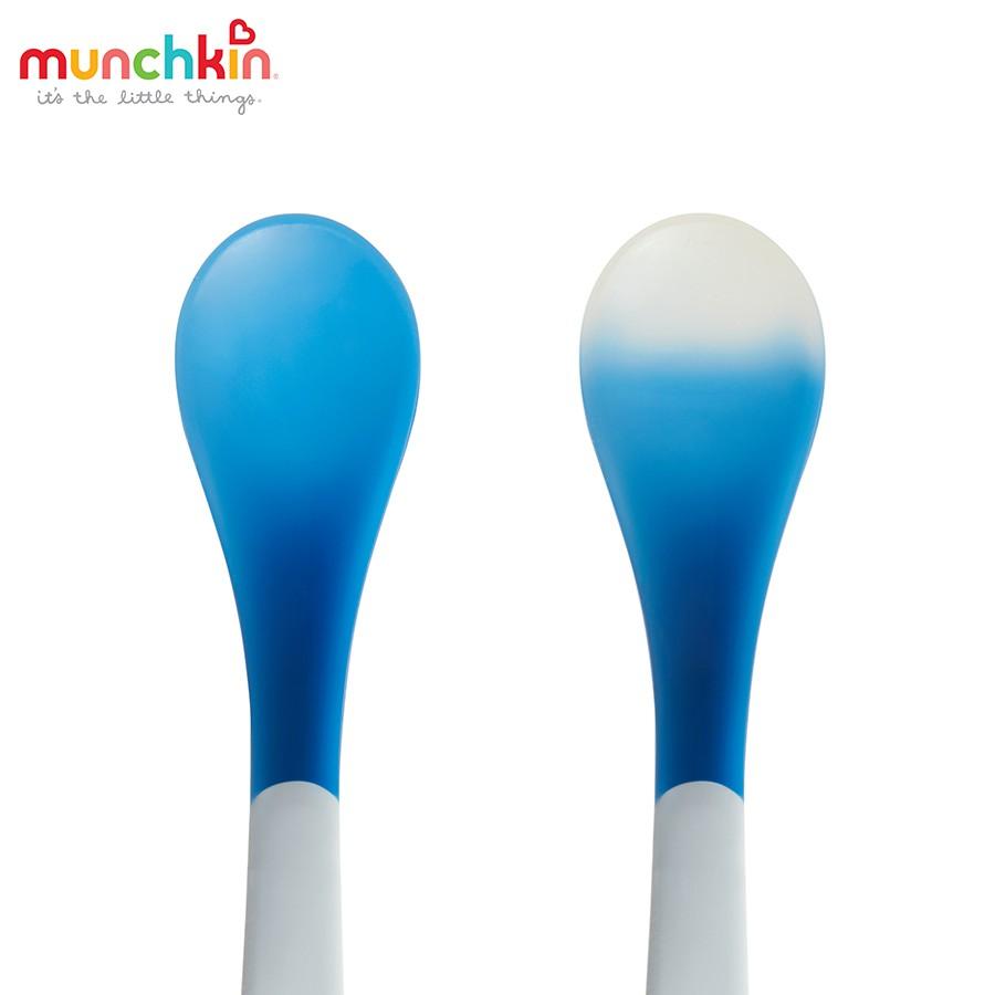 Thìa ăn dặm báo nóng Munchkin cho bé