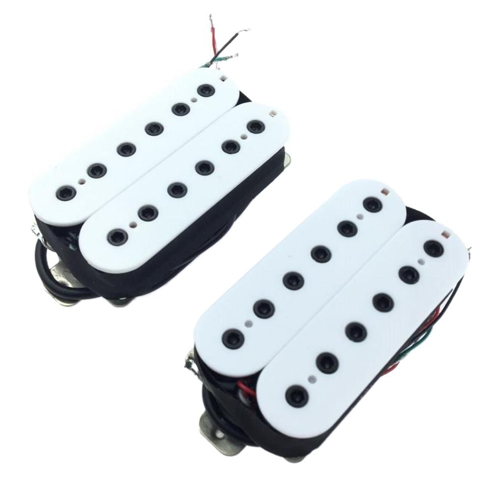 Guitar Parts Accessory PICKUPS HUMBUCKER - Bridge & Neck Pickup SET - White
