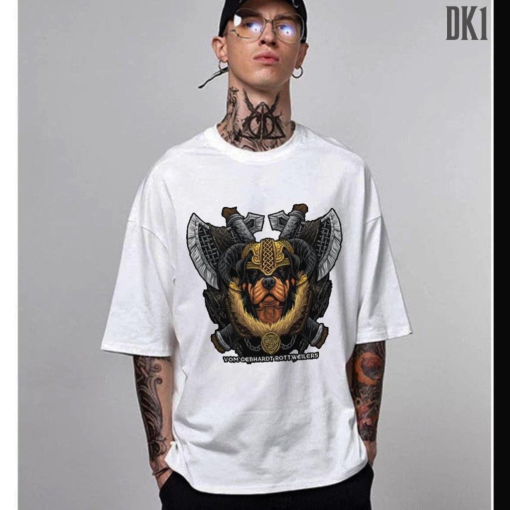 ÁO THUN UNISEX NAM NỮ chó hai búa
