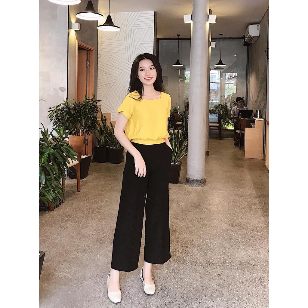 Quần Tây Công Sở Basic Ống Suông Túi Xéo có Size MS206