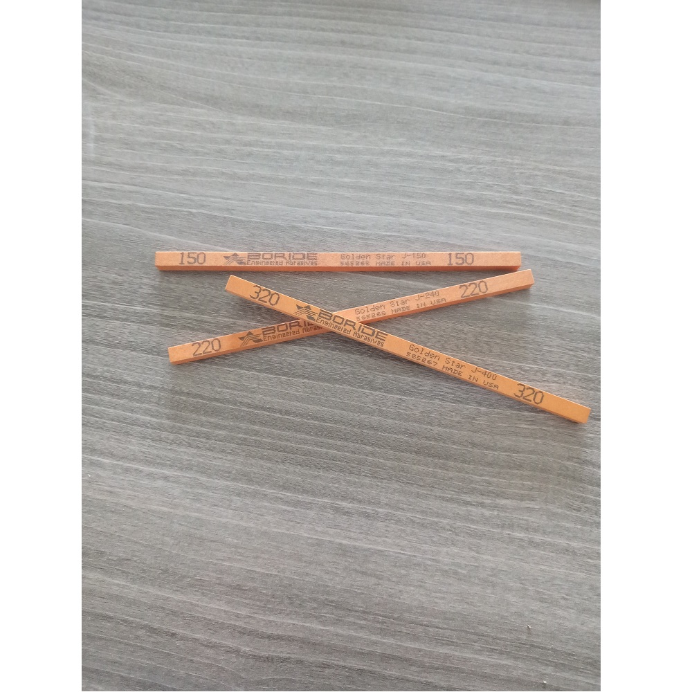 Combo 3pcs Đá đánh bóng Golden Star kích thước 1/4 X 1/4 X 6