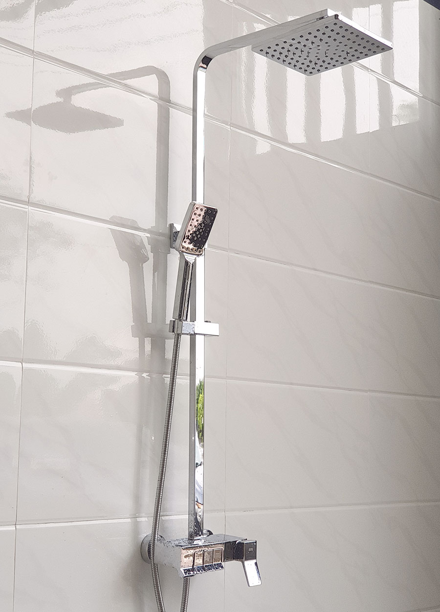 Cây sen nóng lạnh Đồng mạ Chrome Eurolife EL-SC911