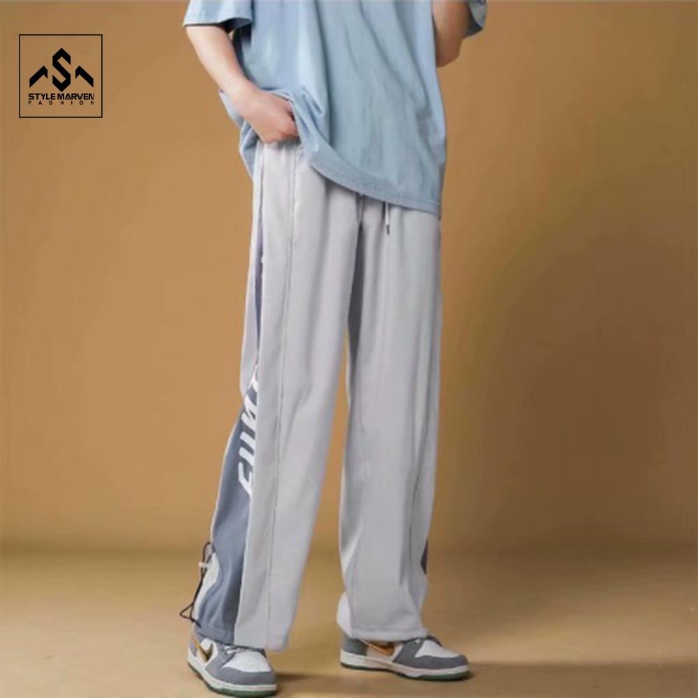 Quần Jogger Ống Suông Rộng Phối Viền Sọc Màu Kiểu Dáng Trẻ Trung Năng Động STYLE MARVEN - JOGGER NAM 90000100C2