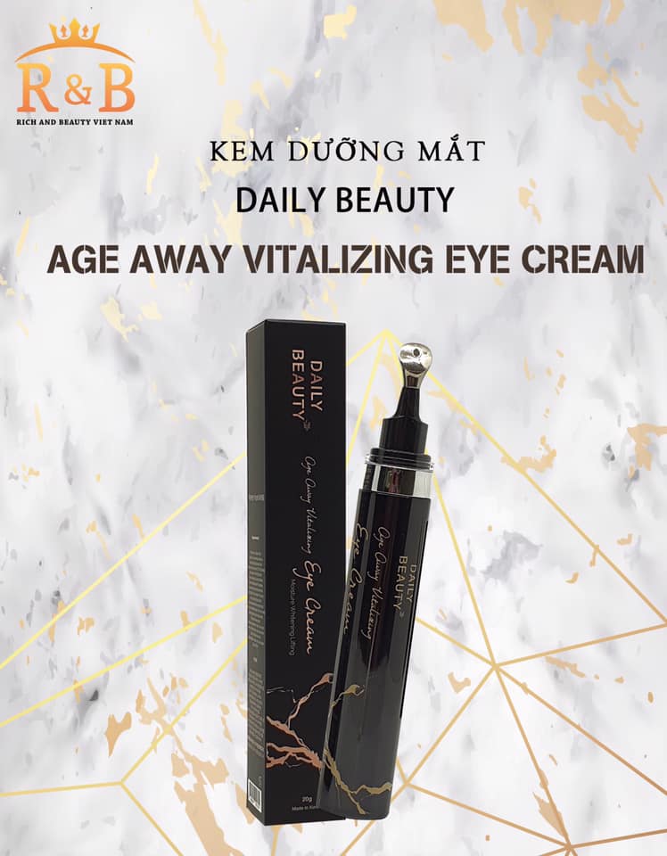 Kem dưỡng mắt Daily Beauty Age Away Vitalizing Eye Cream R&amp;B Việt Nam phân phối độc quyền sản phẩm nhập khẩu từ Hàn Quốc