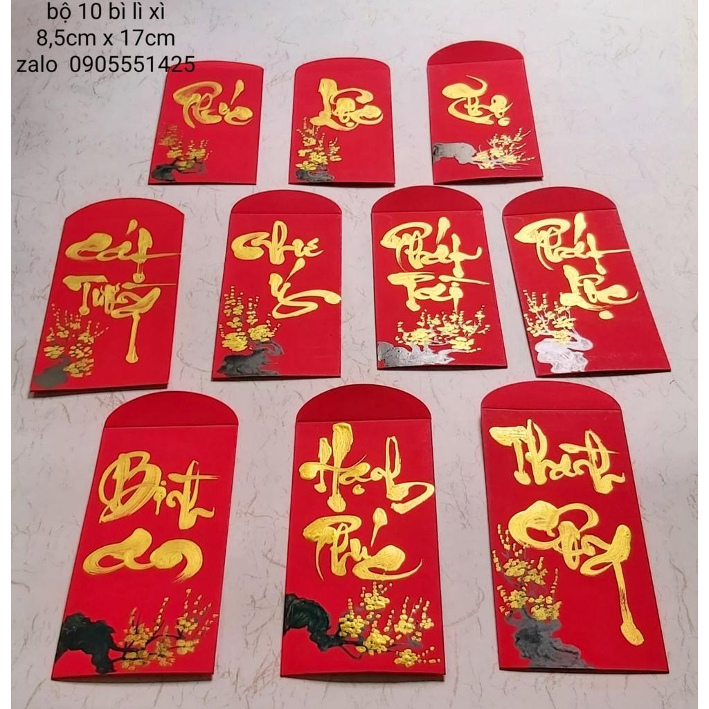 10 Bao lì xì tết, viết theo yêu cầu
