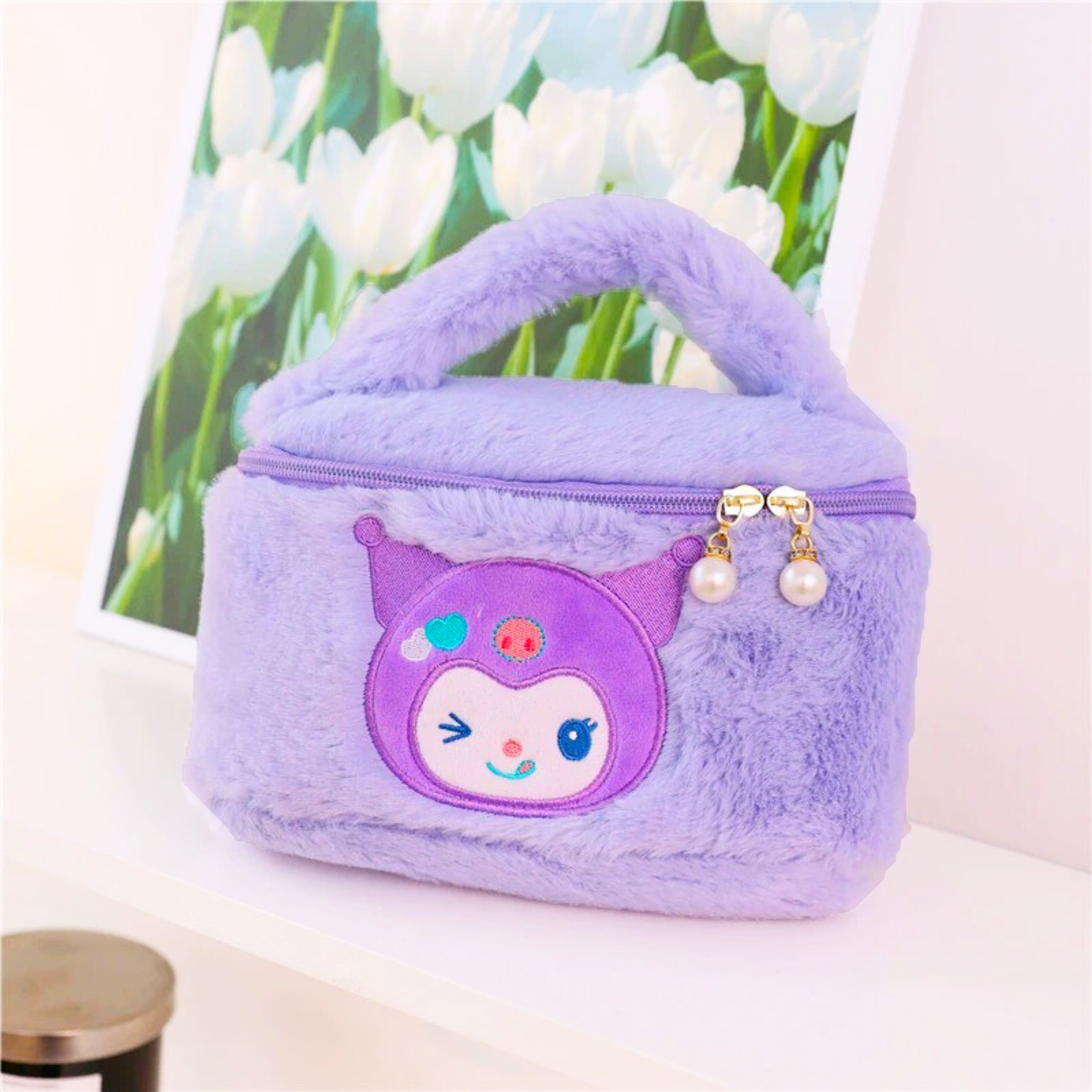 Túi đựng mỹ phẩm nhiều họa tiết hoạt hình đáng yêu Baby-S, Túi xách cho bé phong cách Hàn Quốc xinh xắn - STX044
