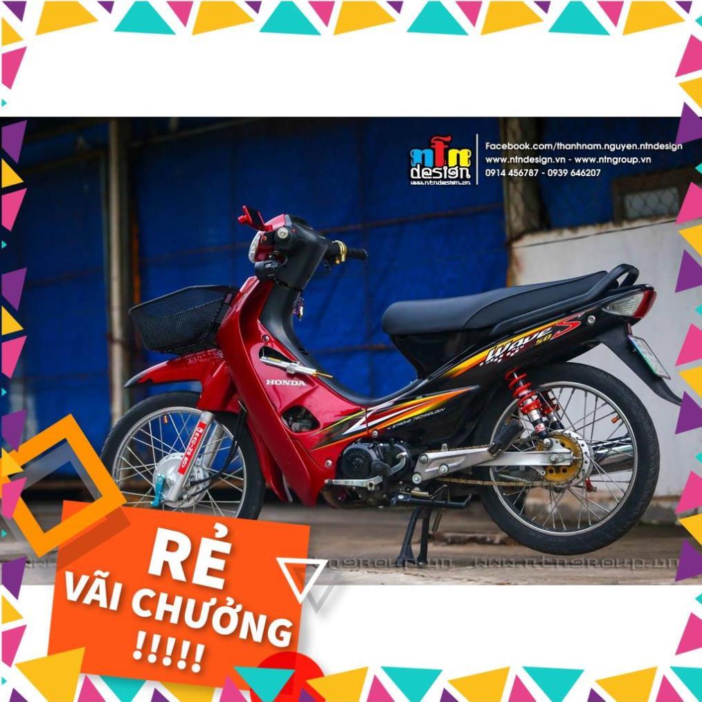 Tem Rời Wave Nhỏ Mẫu Wave S Đỏ Đen
