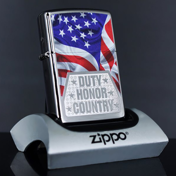 Bật Lửa Zippo 250 Duty Honor Country