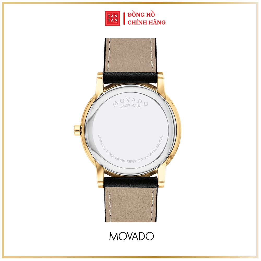 Đồng Hồ Thời Trang Nam Movado Máy Pin Museum Classic 0607271 40mm
