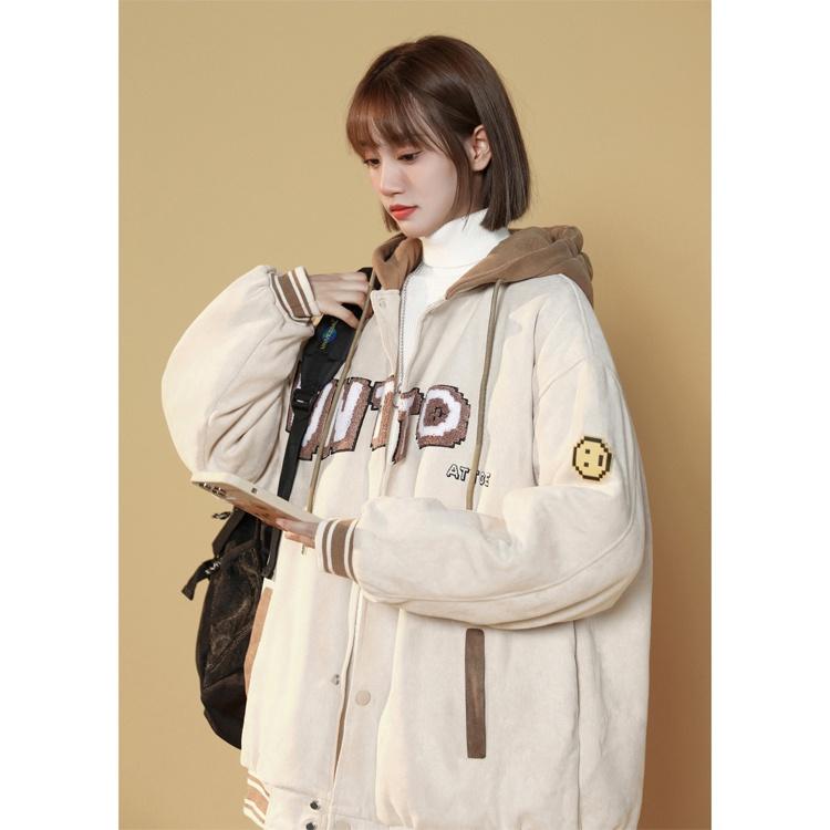 Áo khoác Hoodie nam Nữ Unisex Untok – Áo bomber mũ trùm đầu ,chất nỉ dày ấm 2 lớp cúc bấm - MayLinhShop