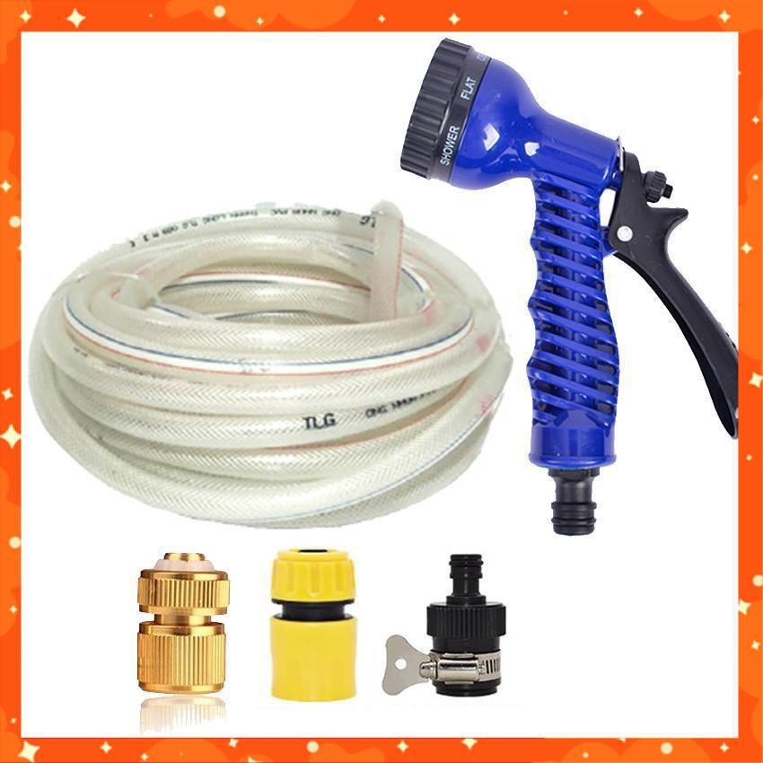 Bộ dây vòi xịt rửa xe, tưới cây, dọn dẹp nhà cửa 7-10m 206843