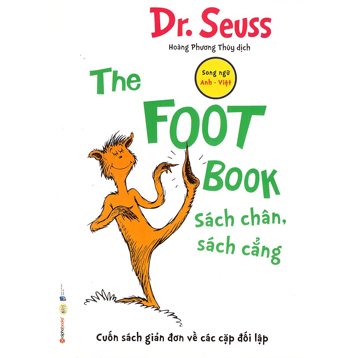 Bộ 8 Cuốn Sách Song Ngữ Dr. Seuss Kinh Điển Giúp Trẻ Học Tiếng Anh  ( Quà Tặng: Cây Viết Kute' )