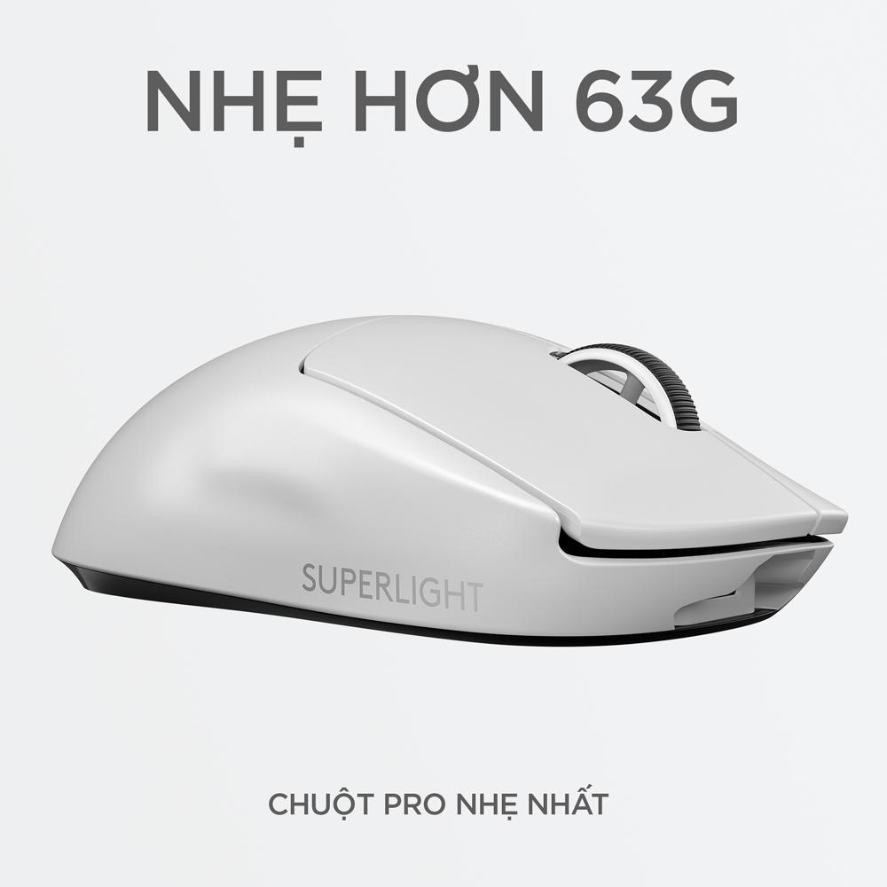 Chuột Chơi Game Logitech G Pro X SuperLight Wireless – Hàng Chính Hãng