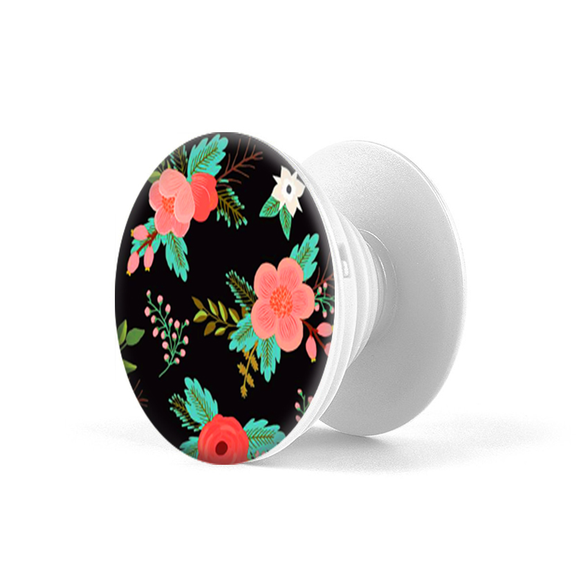 Gía đỡ điện thoại đa năng, tiện lợi - Popsockets - In hình ROSE 09 - Hàng Chính Hãng