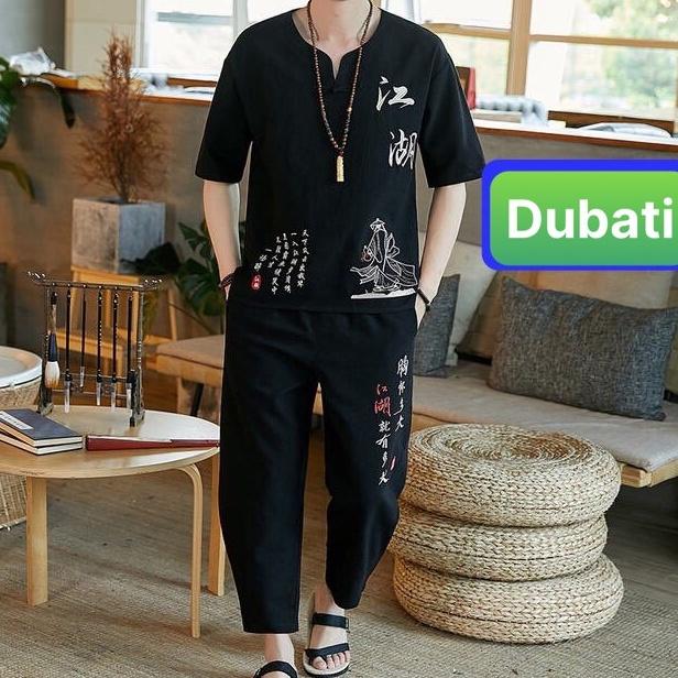 ĐỒ BỘ THỂ THAO CHỮ NHẬT, ĐỒ BỘ NAM, CHẤT VẢI XỊN SÒ SIÊU HOT TREND 2022 - DUBATI FASHION