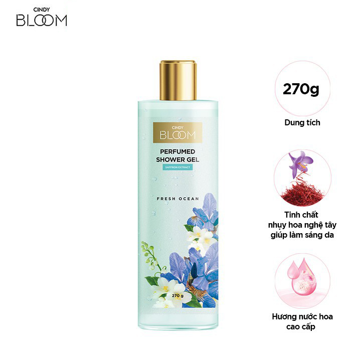 Combo 4 Sữa Tắm Nước Hoa Cindy Bloom 270g/chai