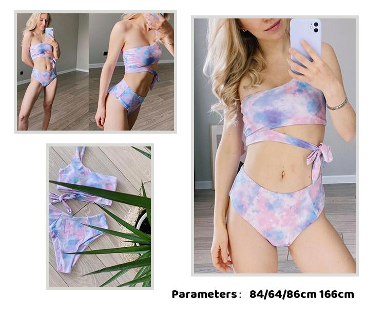 Đồ Bơi Nữ Bikini 2021 Bộ Đồ Bơi Nữ 1 Gợi Cảm Vai Đẩy Lên Da Báo Cao Cấp Đồ Bơi Áo Tắm Bikini Bộ