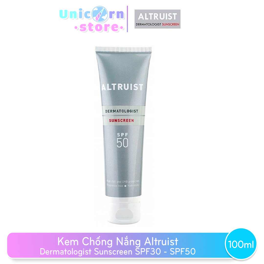 Kem chống nắng Altruist Dermatologist Sunscreen SPF 50 - 100ml