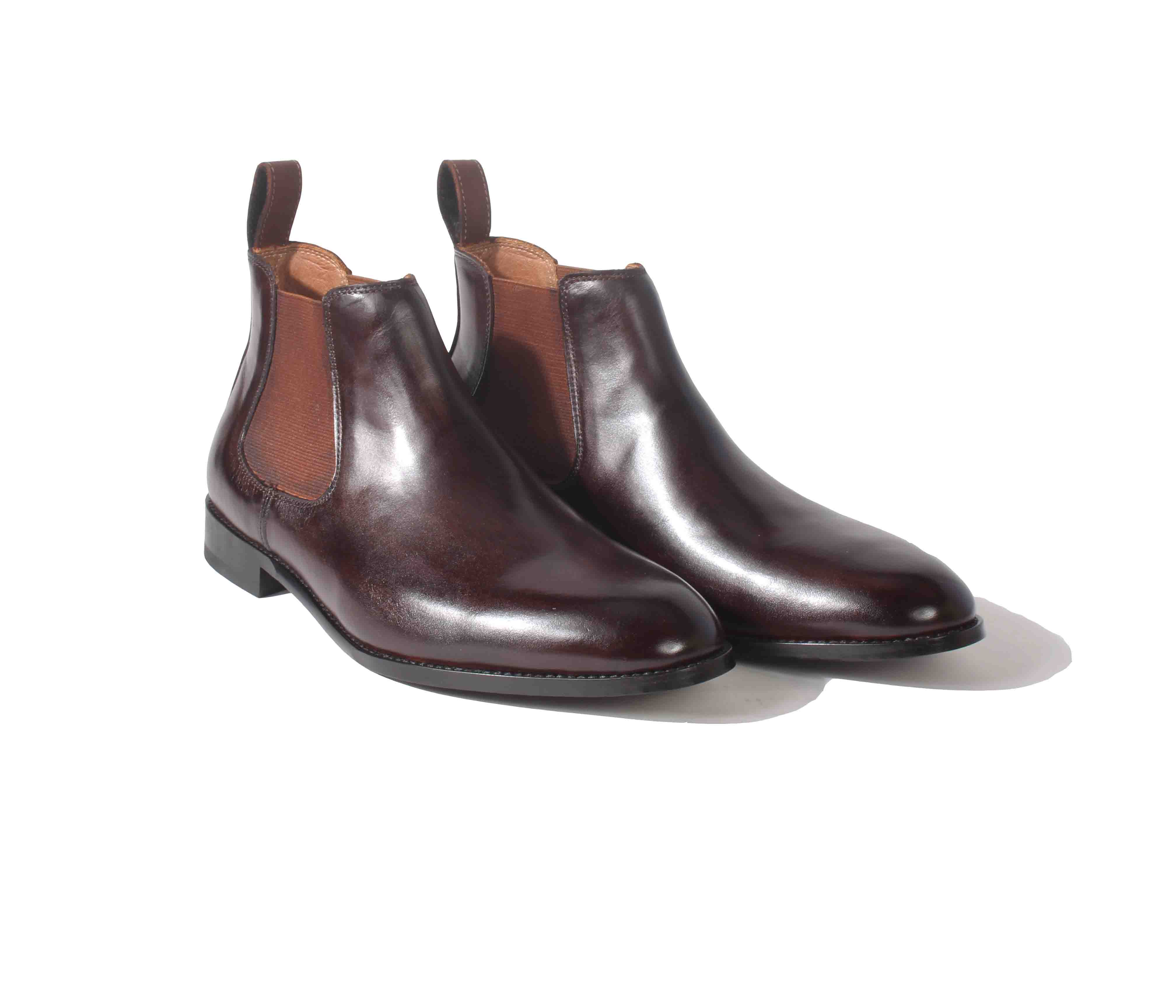 Giày Bốt Banuli Nam Da Bê Italian H1CS1M0 Chelsea Boots (Da Mềm Dẻo, Đế Siêu nhẹ, Bảo Hành Trọn Đời)