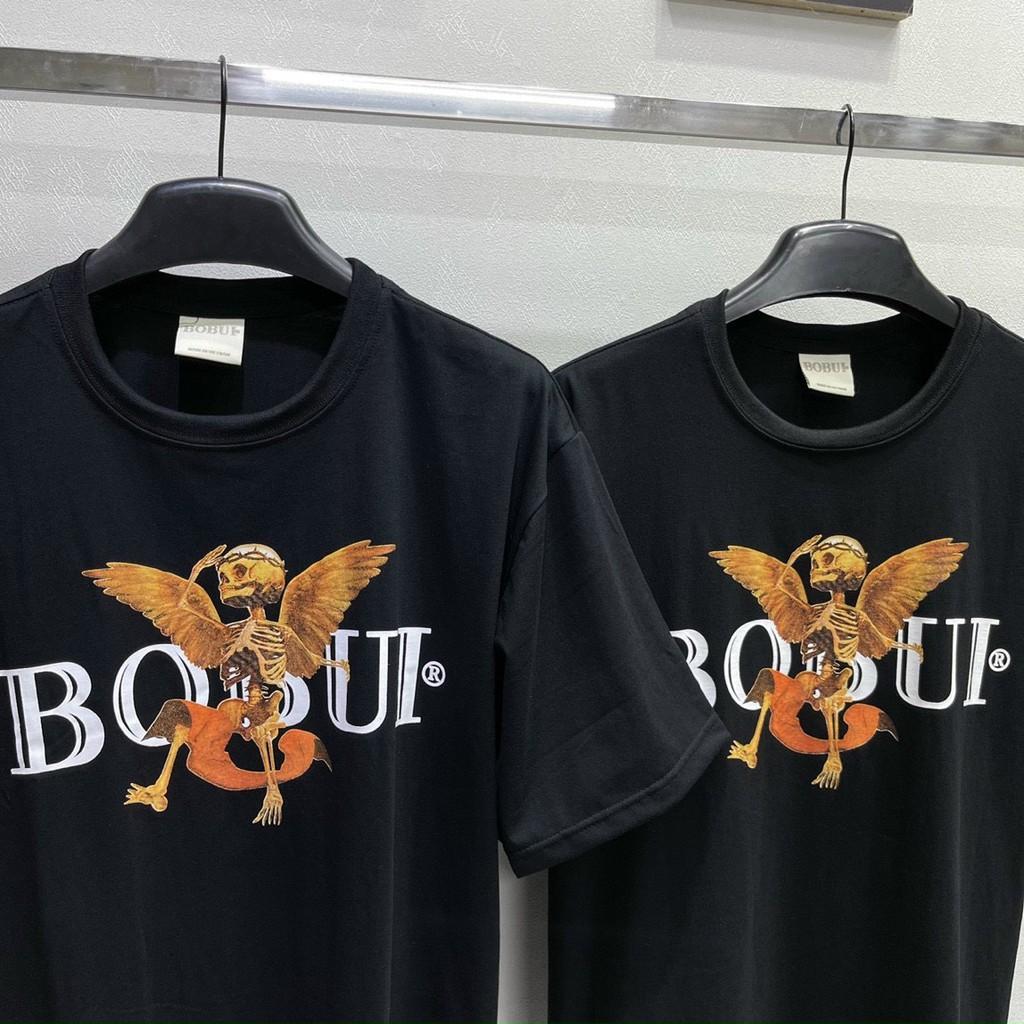 Áo thun local brand bobui big logo tay lỡ unisex