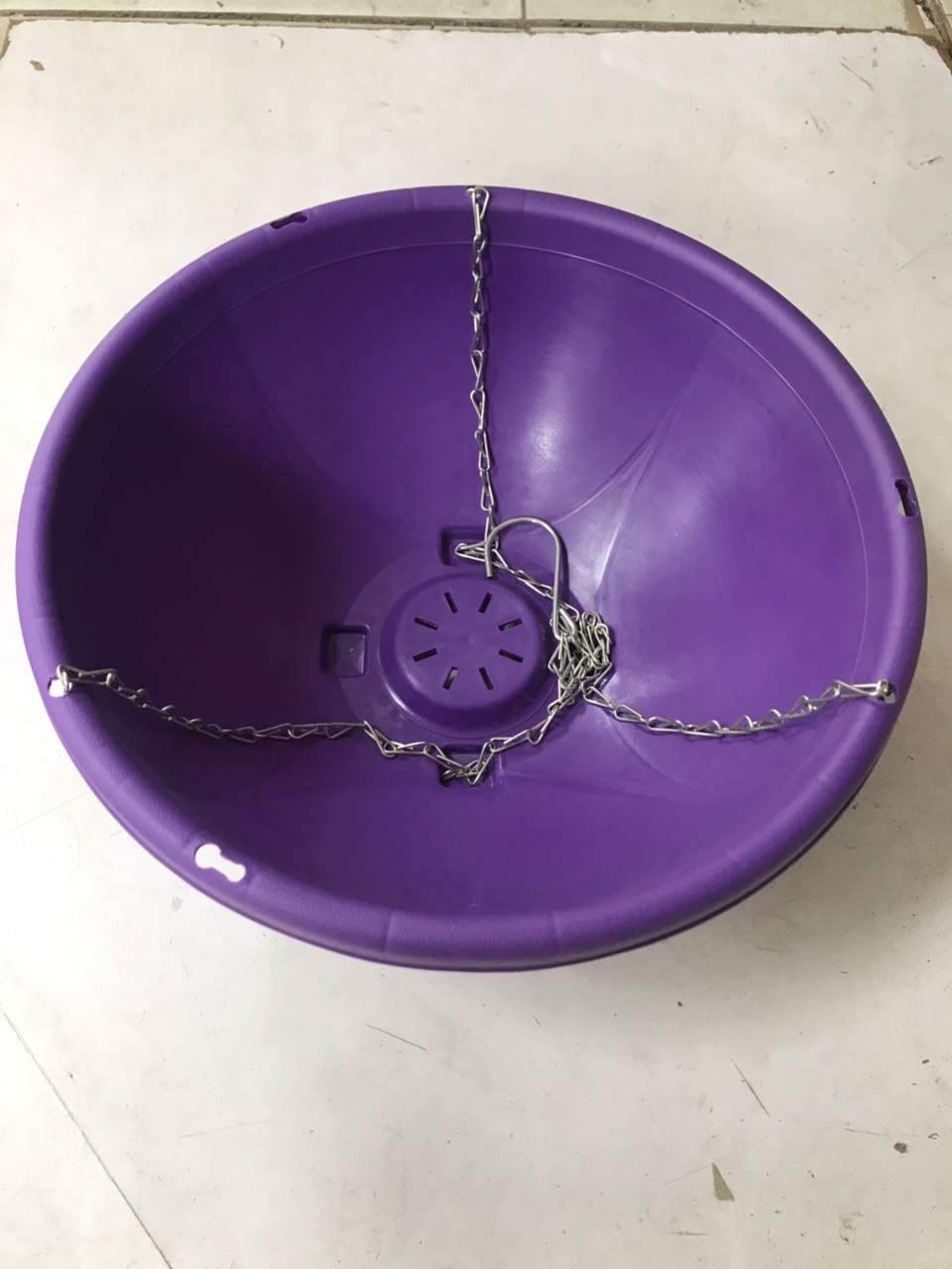 Chậu treo rộng vành size lớn BL07 Đồng Xanh Việt, tiêu chuẩn châu Âu