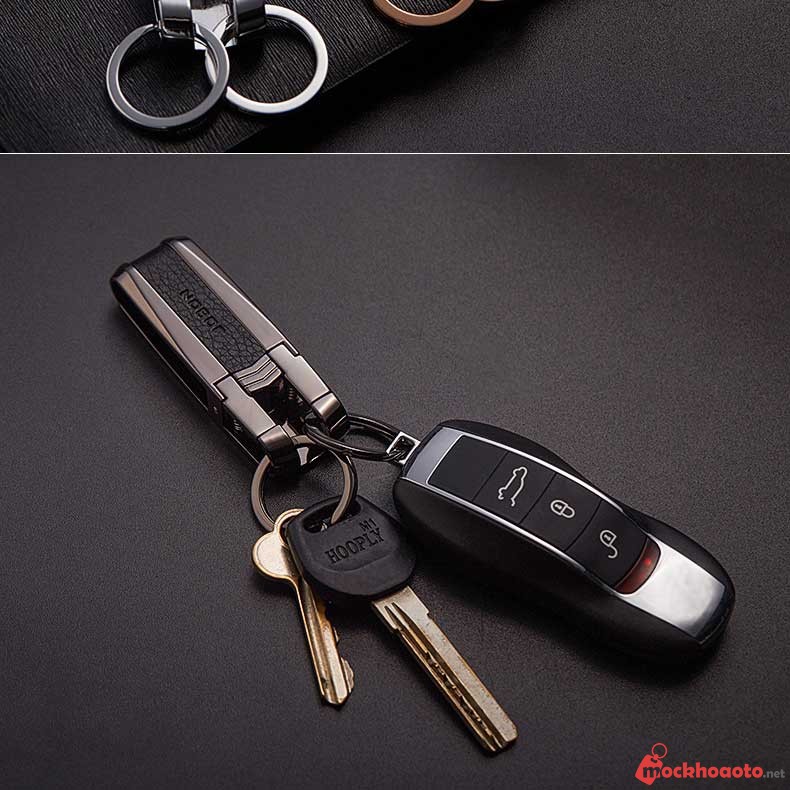 Móc khóa ô tô xe máy, móc khóa đeo thắt lưng cao cấp Mk195