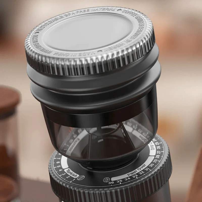 Máy xay cà phê Single Dose HiBREW G5 cao cấp, 36 cấp xay vô cấp lưỡi cornical burr 48mm chuyên nghiệp, xay cafe siêu mịn, hàng hính hãng