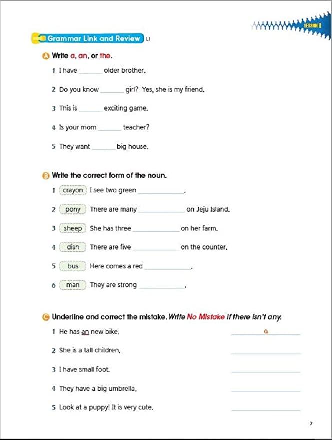 My Next Grammar 1 Workbook 2nd Edition