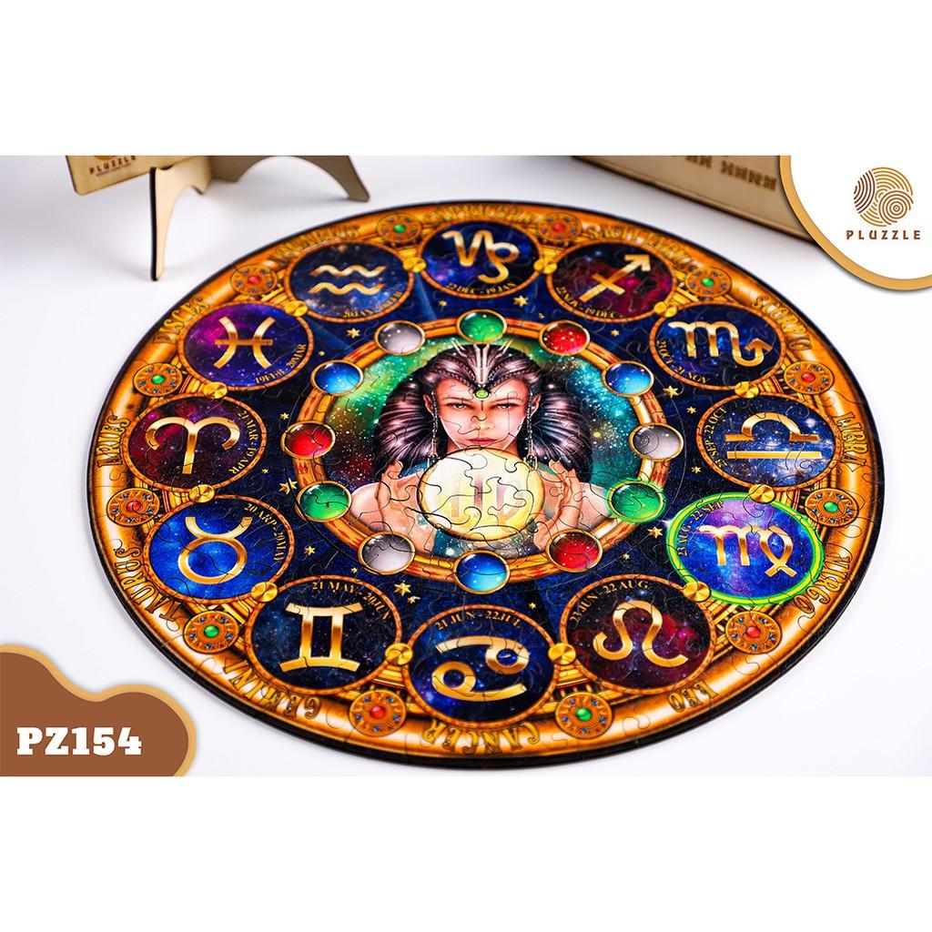 PLUZZLE Bộ xếp hình gỗ thông minh puzzle đồ chơi ghép hình 12 Cung Hoàng Đạo - Cung Xử Nữ – PZ154