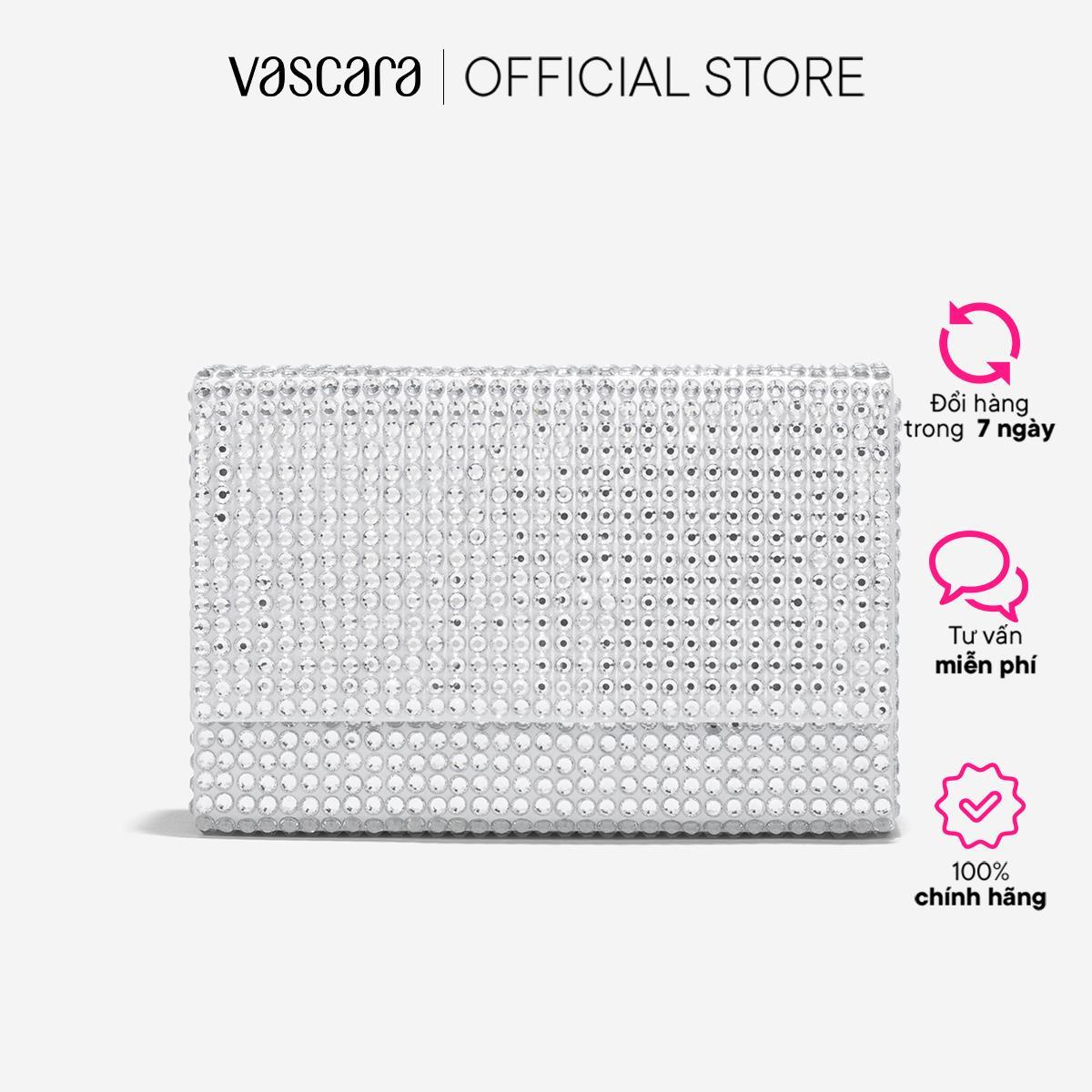 Vascara Clutch Form Hộp Dự Tiệc Đính Đá - CLU 0125