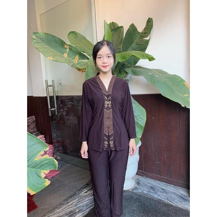 ĐỒ LAM ĐI CHÙA Pháp Phục Phật Giáo  LẮC Nẹp Z2