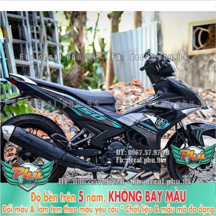 Tem rời EX 150 Đen Y15 ZR (P) -1