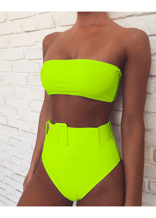 Bikini ống dạ quang phối belt cực chất
