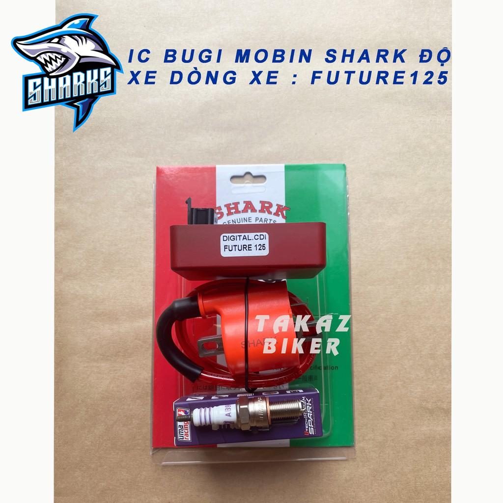 Combo Độ dàn lửa IC, Mobin, Bugi Uma cho  Future 125, Wave Alpha 110, Blade 110 SHARK Malaysia